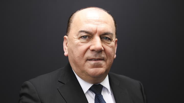 Axel Weber, chairman of UBS Group AG, poses for a photograph following a Bloomberg Television interview on the opening day of the World Economic Forum (WEF) in Davos, Switzerland, on Tuesday, Jan. 22, 2019. World leaders, influential executives, bankers and policy makers attend the 49th annual meeting of the World Economic Forum in Davos from Jan. 22 - 25. Photographer: Simon Dawson/Bloomberg