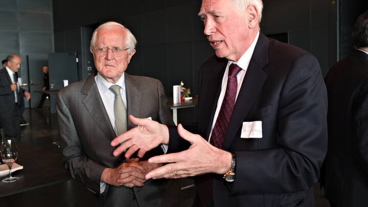 Michel Dérobert, Membre, Commission de surveillance CDB; Jacques de Watteville, VRP, Banque Cantonale Vaudoise