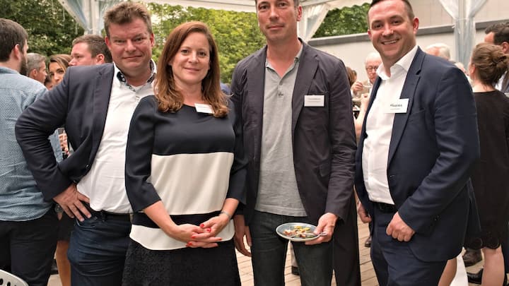 Marc Kowalsky, BILANZ; Sonja Kingsley-Curry, UBS Switzerland AG; Thomas Wildberger, Publicis Communications; Luca Schena, ADMEIRA