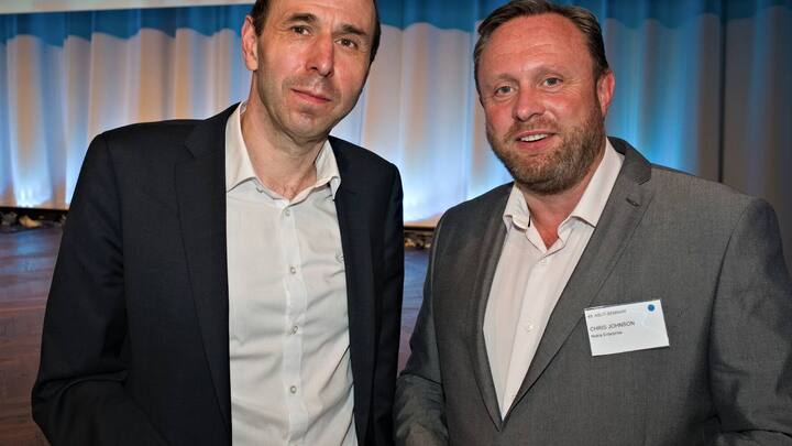 Tobias Straumann, Wirtschaftshistoriker; Chris Johnson, Senior Vice President, Nokia Enterprise