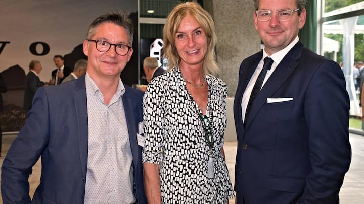 Roland Schwarz, sfb Bildungszentrum für Technologie und Mangement; Hertha Baumann, Voxia communication; Michael Welti, REYL & Cie AG