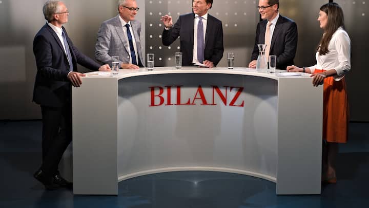Thomas Minder, StÃ¤nderat;Ruedi Noser, StÃ¤nderat, FDP;Dirk SchÃ¼tz, Chefredaktor BILANZ;Roger KÃ¶ppel, Nationalrat, SVP;Tiana Angelina Moser, NationalrÃ¤tin, GLP