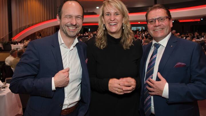 Christoph Eymann, Scherler AG;Sibylle PlÃ¼ss, stv. Direktorin, Handels- und Industrieverein des Kantons Bern;Thomas Eichenberger, Premium Automobile AG