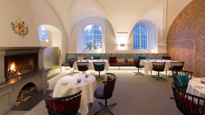 Bad Ragaz, 13.12.2015 Blick in das neue Restaurant Â«IgnivÂ» von Andreas Caminada im Grand Resort Bad Ragaz, aufgenommen am Sonntag, 13. Dezember 2015, in Bad Ragaz. (Nicola Pitaro)