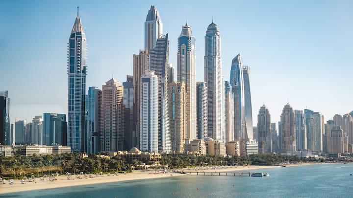 Blick auf Dubai