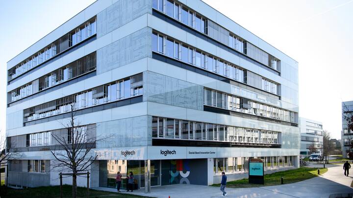 Das Daniel Borel Innovation Center auf dem EPFL-Gelände von aussen.