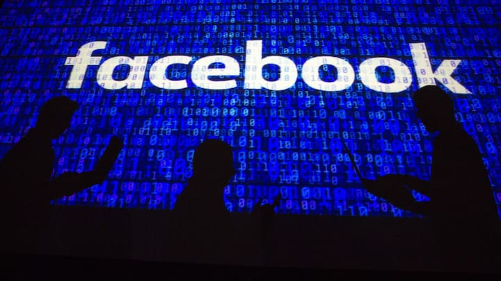 Social network company Facebook's logo is seen in Ankara, Turkey on July 25, 2018. (Photo by Aytac Unal/Anadolu Agency/Getty Images)