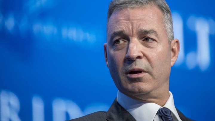 Daniel Loeb, chief executive officer of Third Point LLC, speaks during the Skybridge Alternatives (SALT) conference in Las Vegas, Nevada, U.S., on Thursday, May 18, 2017. The SALT Conference facilitates balanced discussions and debates on macro-economic trends, geo-political events and alternative investment opportunities for the year ahead. Photographer: David Paul Morris/Bloomberg