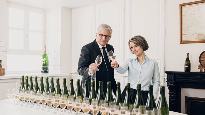 Hervé Deschamps und Séverine Frerson