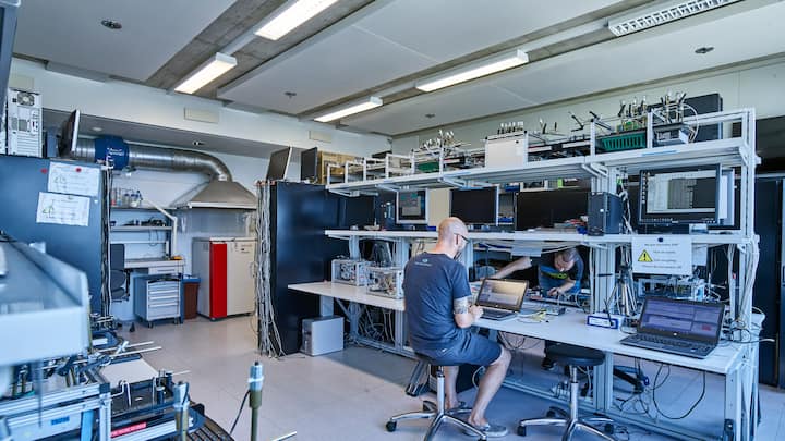 Logitech, Computer-Zuberhoer-Hersteller, in Apples, Kanton Waadt, bei Lausanne, aufgenommen am 27. Juni 2018. (KEYSTONE/RenÃ© Ruis)