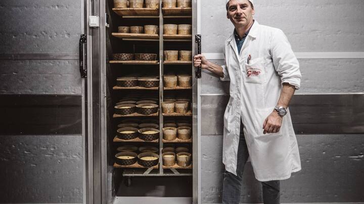 Panettone im Kühlregal