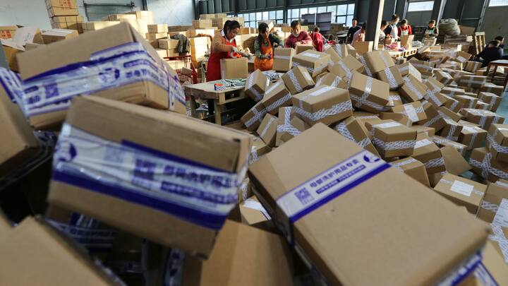 Paketeflut bei Alibaba