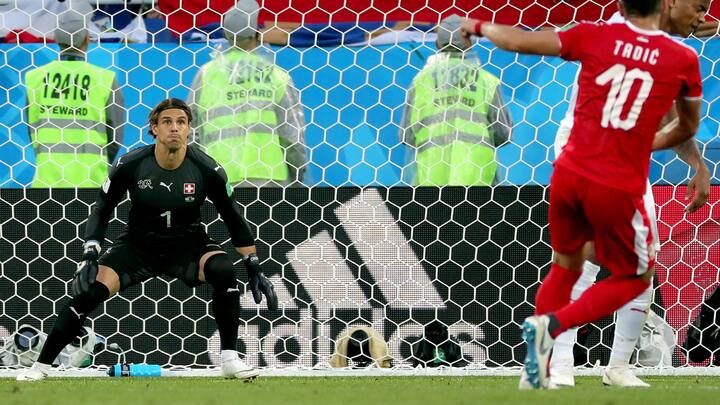 Yann Sommer FUSSBALL WM 2018 VORRUNDE SRB CHE