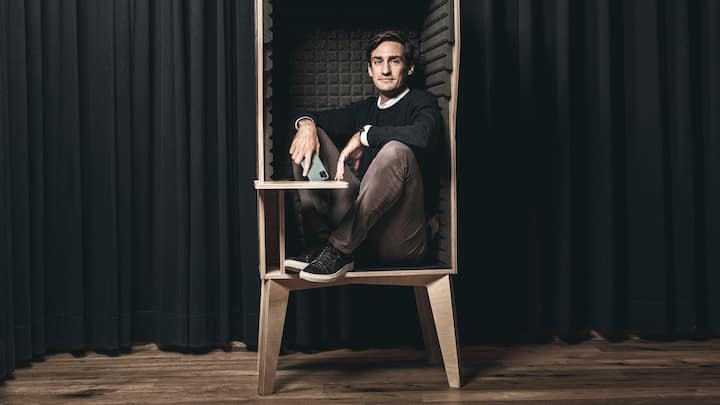 Guillaume Pousaz, Gruender und CEO von Checkout.com fotografiert am Mittwoch, 27. November 2019 im Westhive in Zuerich.Photo: Michael Buholzer