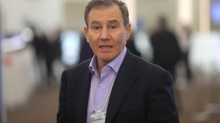 Ivan Glasenberg, billionaire and chief executive officer of Glencore International Plc, walks between sessions on the opening day of the World Economic Forum (WEF) in Davos, Switzerland, on Tuesday, Jan. 21, 2020. World leaders, influential executives, bankers and policy makers attend the 50th annual meeting of the World Economic Forum in Davos from Jan. 21 - 24. Photographer: Simon Dawson/Bloomberg