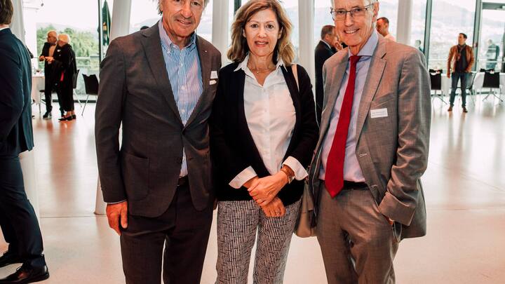 Christian Kauter (Neo Advertising SA) mit Gattin Claudia und Jean-Daniel Gerber (Swiss Sustainable Finance)