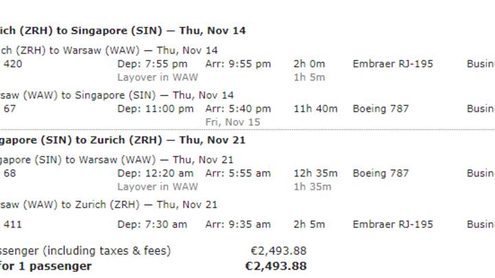 Flugticket