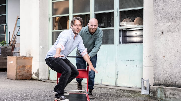 Simon Borchardt (l.) und Philip Jenzer