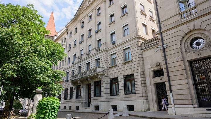 Reportage sur la banque Lombard Odier Darier Hentsch (LODH). GenÃ¨ve et Troinex, 2 juillet 2019. SiÃ¨ge de la banque au 11 de la rue de la Corraterie.