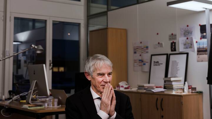 Lausanne, décembre 2017. Portrait de Martin Vetterli, directeur de lEPFL pour la série «changement de vie». © Olivier Vogelsang