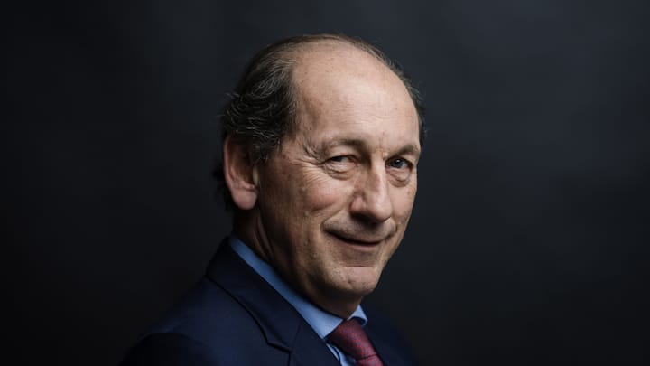 Paul Bulcke, chairman of Nestle SA, poses for a photograph following a Bloomberg Television interview in London, U.K., on Tuesday, Dec. 18, 2018. Bulcke signaled he'd consider a complete sale of the company's dermatology unit amid efforts to focus on its core food businesses. Photographer: Simon Dawson/Bloomberg
