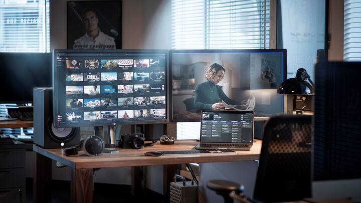 Die Producer-Software bei der Anwendung.