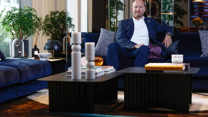 Christian Sinding, chief executive officer of EQT Partners AB, at the company's offices in Zurich, Switzerland, on Thursday, Sept. 23, 2021. EQT, like many of its competitors, has benefited from record deal flow and fund raising for the global private equity industry. Photographer: Stefan Wermuth/Bloomberg