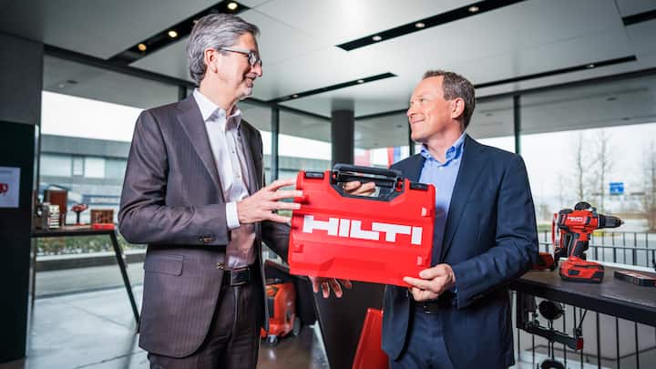 Koffeübergabe Hilti