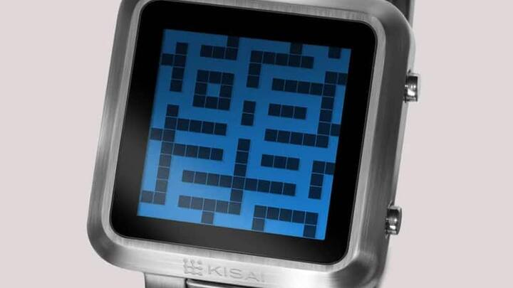 Tokyoflash Maze: Um die Zeit zu erkennen, muss man den Weg aus dem Labyrinth finden.