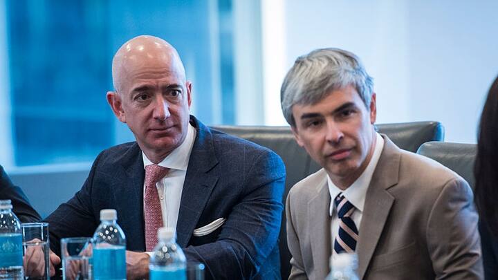 Jeff Bezos und Larry Page