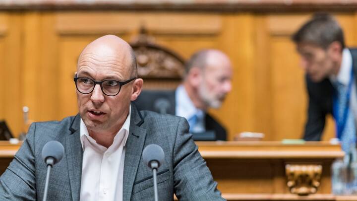 Stefan Mueller-Altermatt, CVP-SO, spricht in der Debatte um die Selbstbestimmungsinitiative an der Sommersession der Eidgenoessischen Raete, am Mittwoch, 6. Juni 2018 im Nationalrat in Bern. (KEYSTONE/Alessandro della Valle)