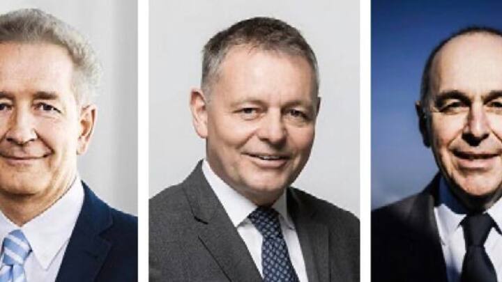 Adrian Bult, Thomas Sieber, Pietro Supino (v.l.).