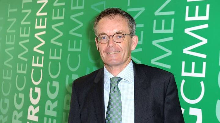 HeidelbergCement AG - press conference on financial resultsDr. Bernd Scheifele ( Vorstandsvorsitzender HeidelbergCement AG ) anl§lich der Bilanzpressekonferenz der HeidelbergCement AG am 21.03.2019 in Heidelberg.