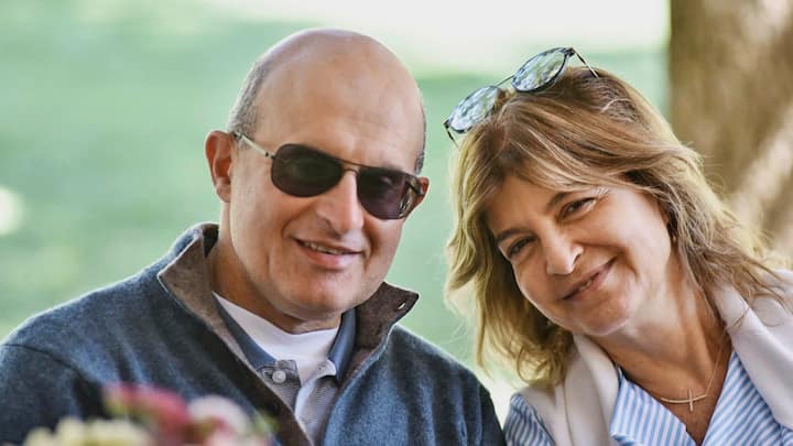 Jugendliebe: Gilbert Ghostine und Roula Moujaes haben sich an der Uni kennengelernt und mit Mitte zwanzig geheiratet.
