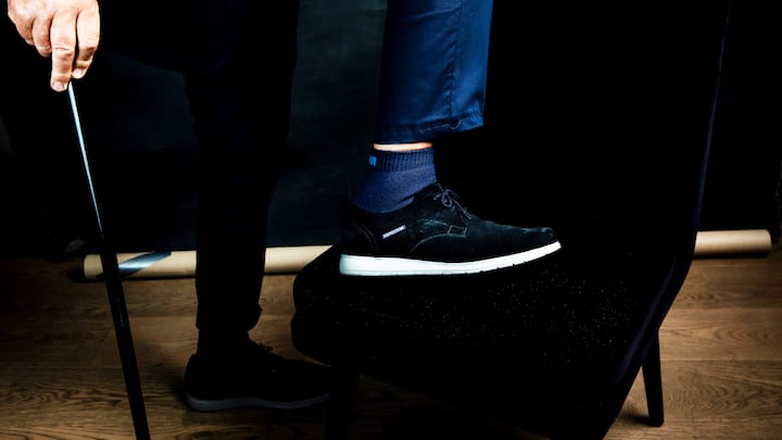 Martin Michael Mephisto trägt Mephisto-Schuhe aus eigener Kollektion