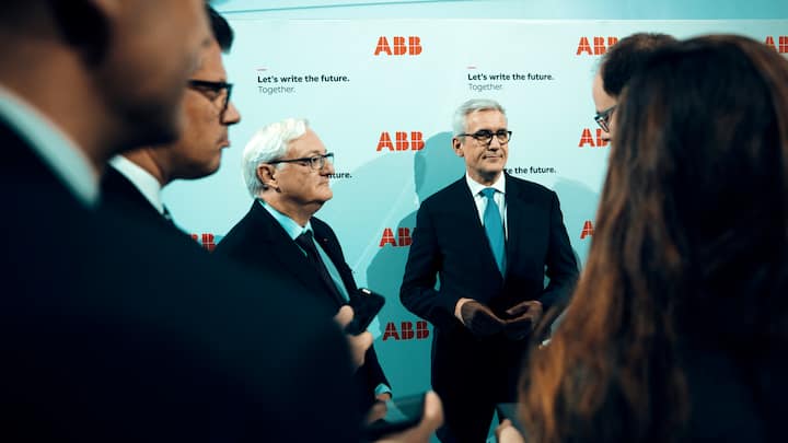 Ulrich Spiesshofer und Peter Voser