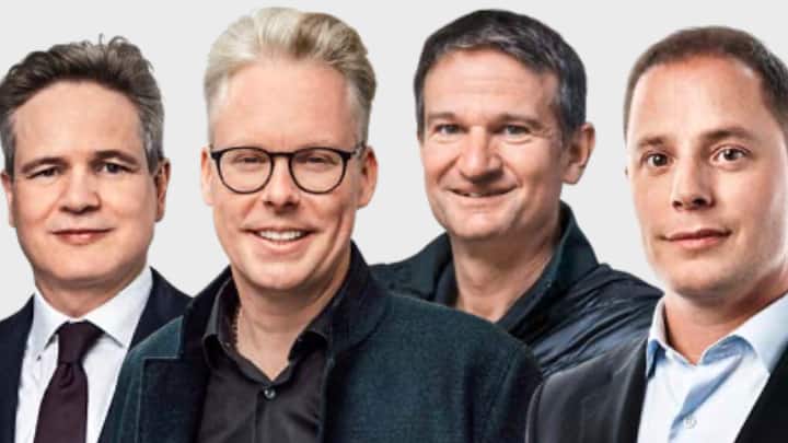 GründertruppeLukas Ruflin, Jan Schoch, Michael Hartweg und Sandro Dorigo (von links).