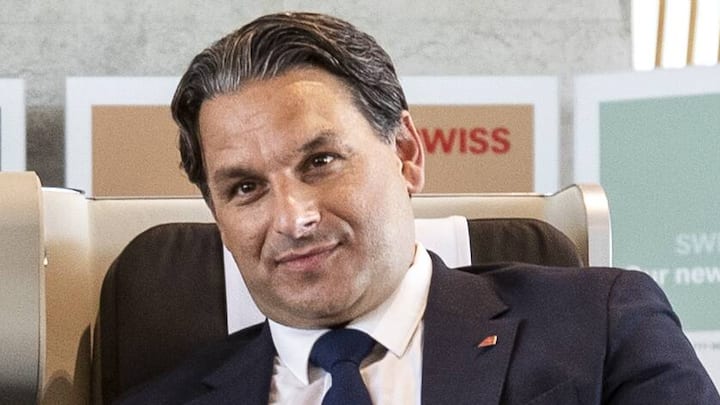 Tamur Goudarzi, CCO der Fluggesellschaft Swiss