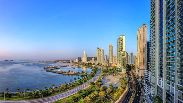 Blick auf Panama City