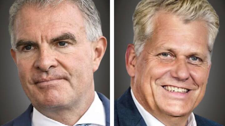 Lufthansa-Gruppen-CEO Carsten Spohr (l.) und sein Chef der Konzernairlines, Harry Hohmeister.