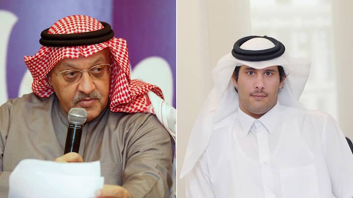 Khaled Olayan (Olayan Group) und Jassim Bin Hamad Al Thani (Katar) 