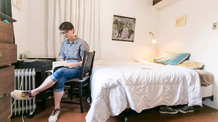Ein Airbnb-Zimmer in den USA
