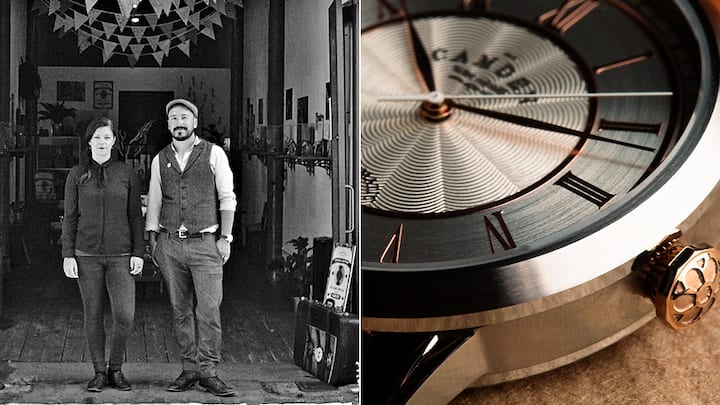 Anneke Short und Jerome Robert von der Camden Watch Company