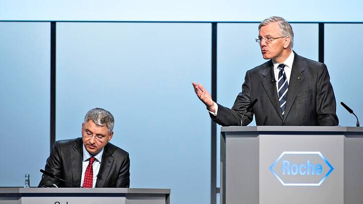 Severin Schwan (l.) und Christoph Franz