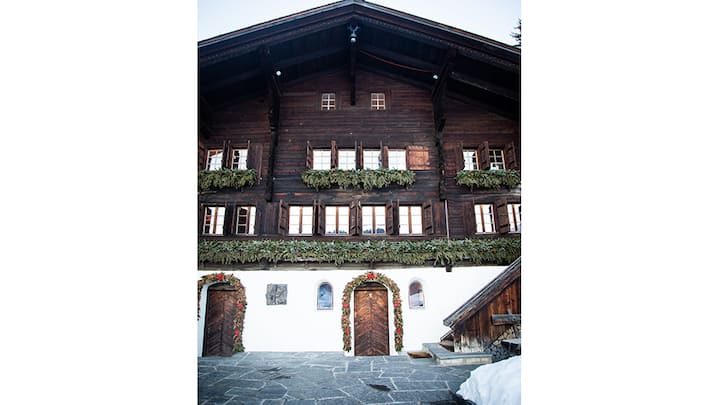 Das Chalet «Vieux». Wo einst Gunter Sachs lebte, stellt nun die Galerie Hauser & Wirth aus.