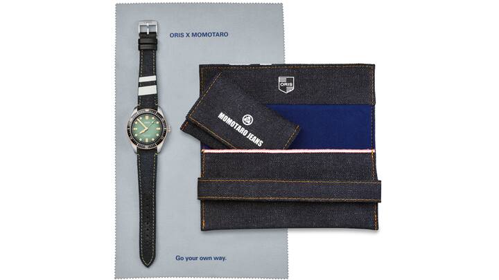 Die Special Edition der Oris-Ikone Divers Sixty-Five kommt ganz in Jeans. Preis 2100 Fr.