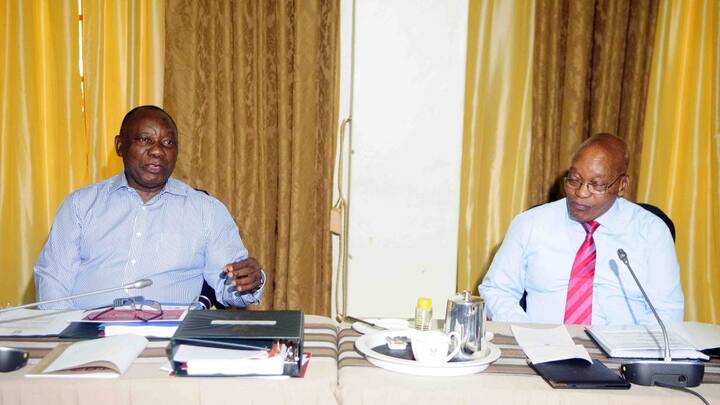 Jacob Zuma und Cyril Ramaphosa