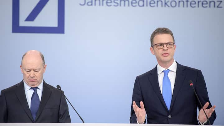 John Cryan und Christian Sewing