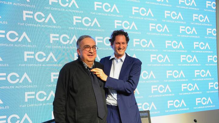 Sergio Marchionne (l) und John Elkann