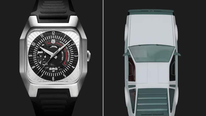Das Gehäuse wie die Carosserie: Die SPX DeLorean von Rec Watches